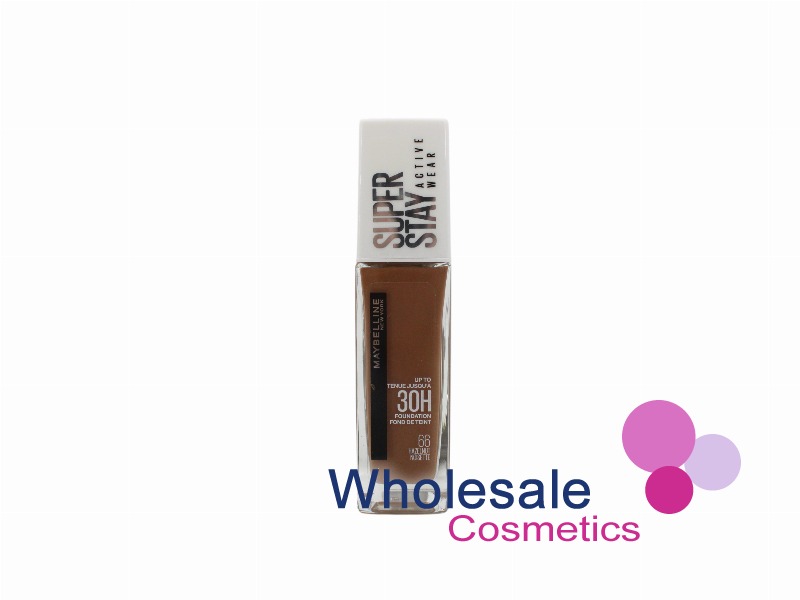 6 x Maybelline SuperStay 30Hr Full Coverage Foundation - 66 HAZELNUT